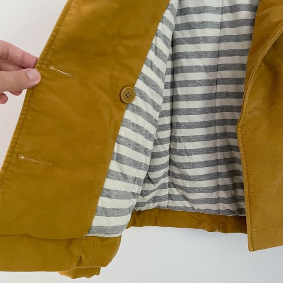 Mini Boden Yellow Pea Coat Jacket - Picture 5 of 8